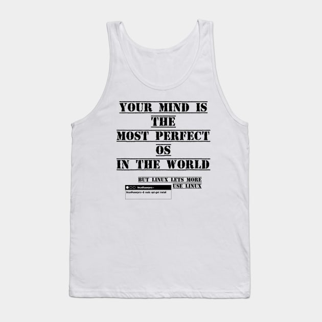 Linux Mind Tank Top by grado